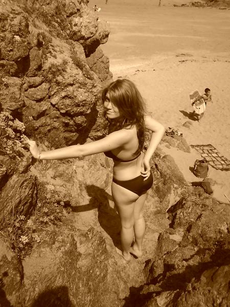 dans les rochers